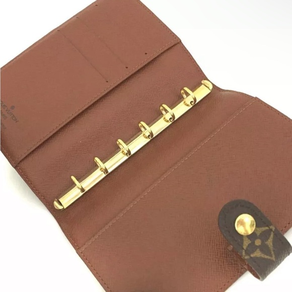 Louis Vuitton Monogram Agenda PM Notebook Cover w/box, ruler&stickers - Picture 9 of 12